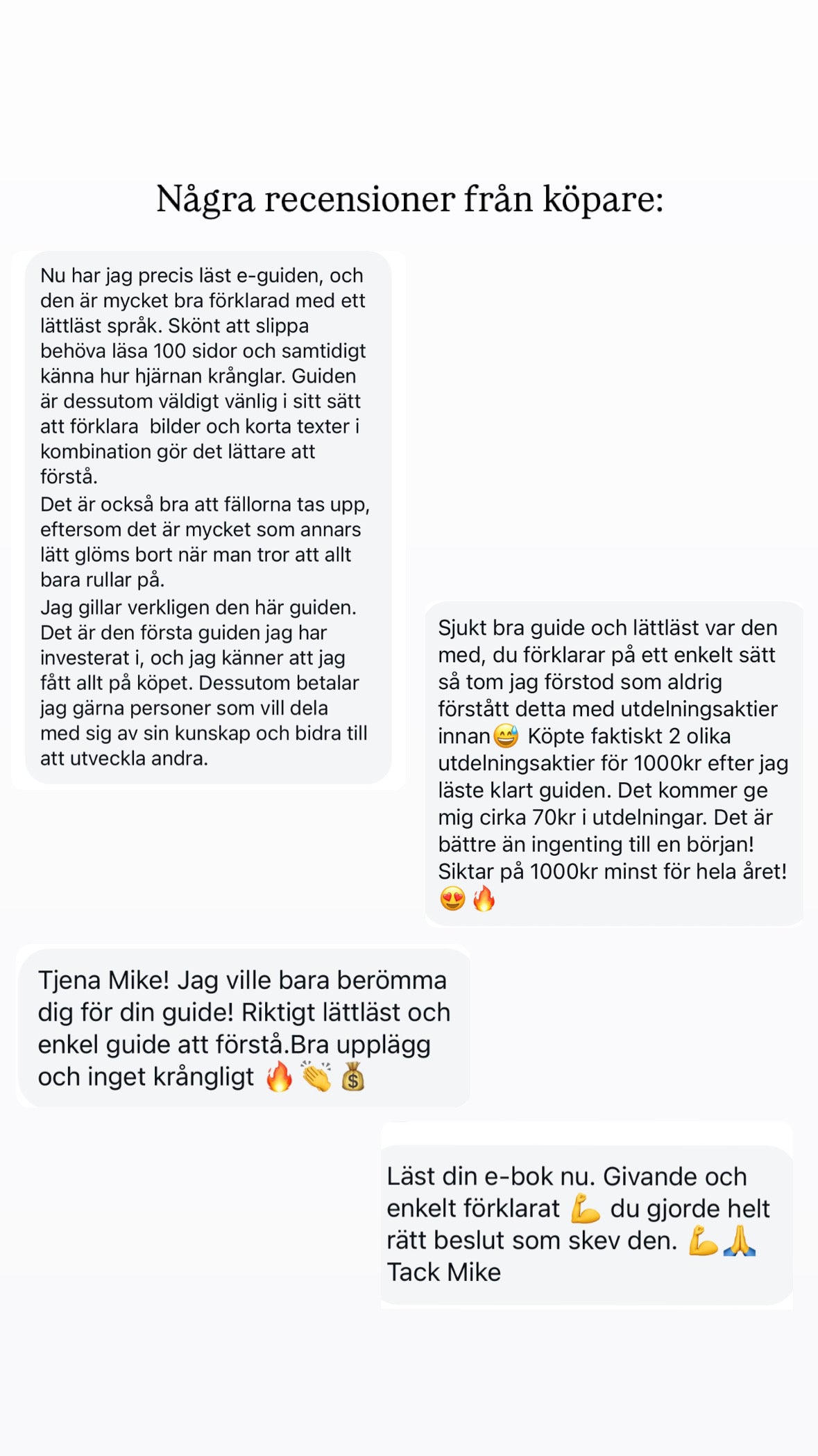 DEN ENKLA UTDELNINSGUIDEN
✔️Så fungerar utdelningsaktier i praktiken
✔️Hur du bygger passiva inkomster över tid
✔️Enkelt, tydligt och utan onödigt krångel