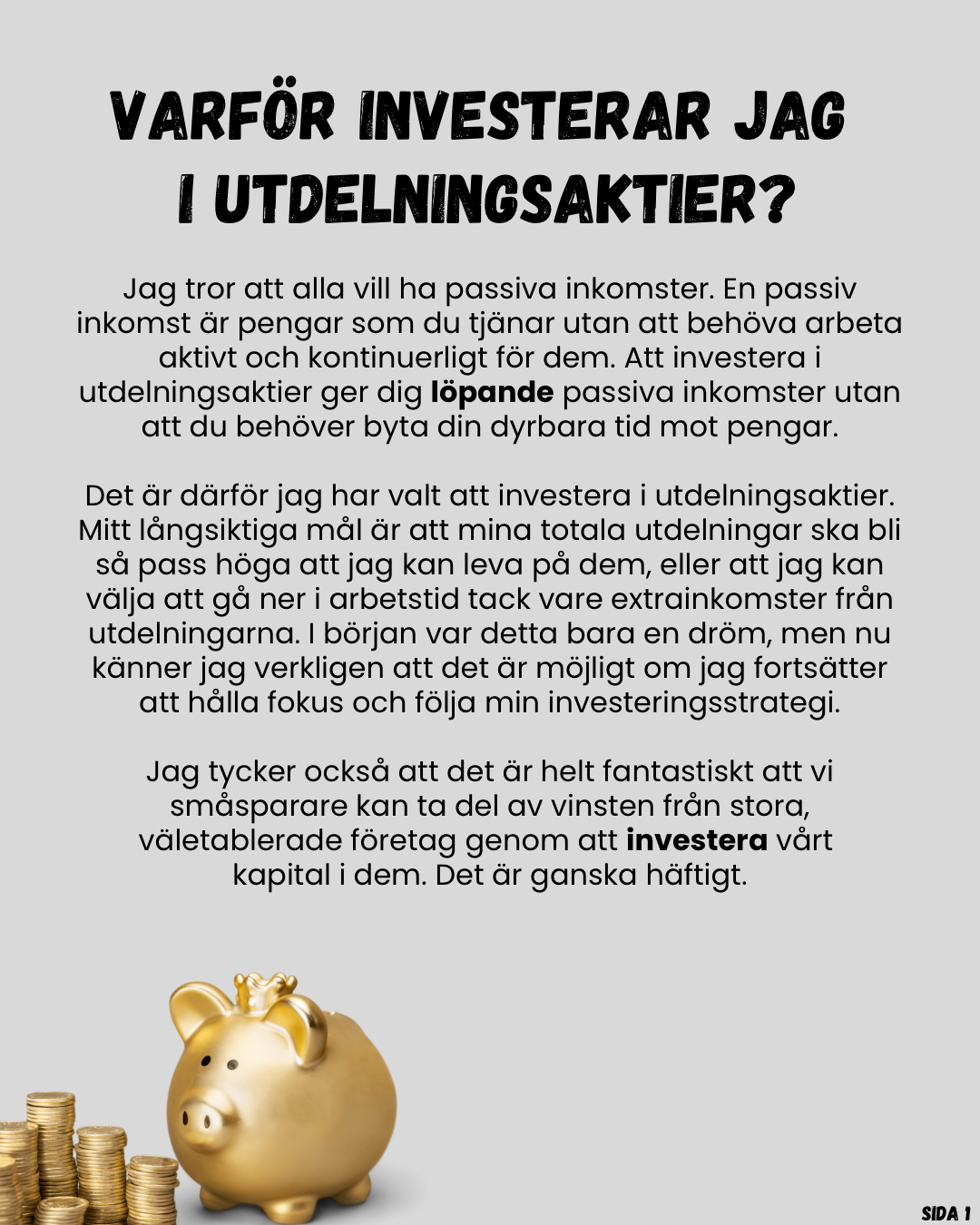 DEN ENKLA UTDELNINSGUIDEN