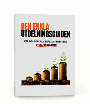 DEN ENKLA UTDELNINSGUIDEN
✔️Så fungerar utdelningsaktier i praktiken
✔️Hur du bygger passiva inkomster över tid
✔️Enkelt, tydligt och utan onödigt krångel